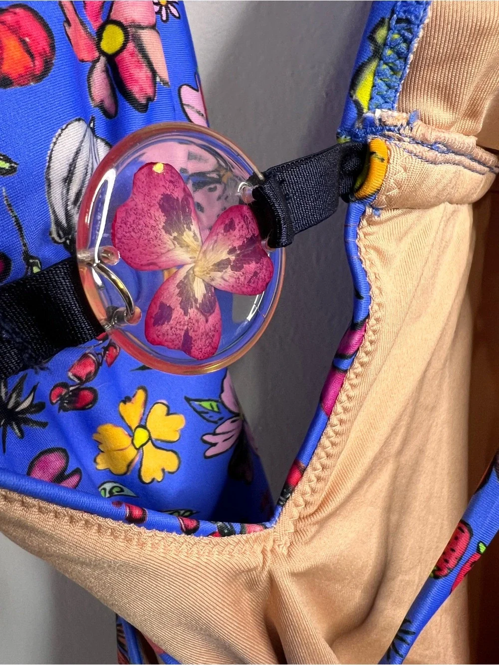J. Crew X Dauphinette Plunge One-Piece Floral Swim Size 12